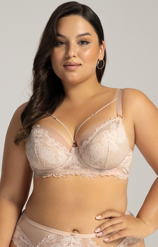 2154 Ava- csillogó félig párnázott melltartó