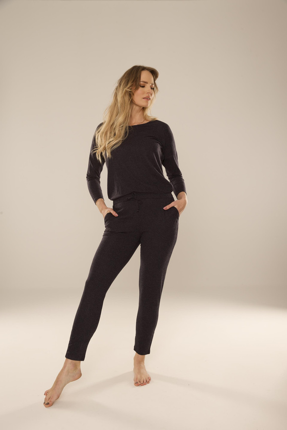 305 Paula női pizsama öltöny - tengerészkék