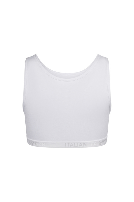 Nikola Lány melltartó, széles pántos olasz divat - fehér