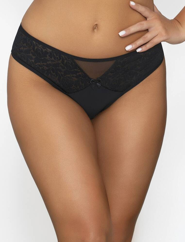 Sylvie teljes női bugyi PariPari - fekete