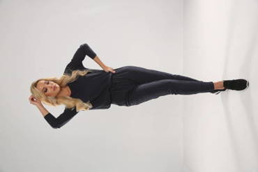 305 Paula női pizsama öltöny - tengerészkék