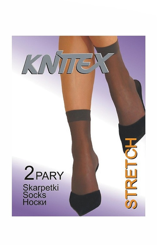 Knittex 41004 Stretch nero zokni - rugalmas, kényelmes és elegáns