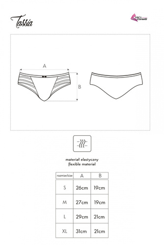 Tassia LC 6053 Női bugyi LivCo Corsetti divat fehér