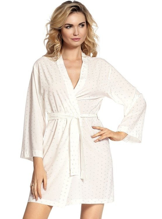 411 Jeanne Női rövid Forex köntös - ekrü színű