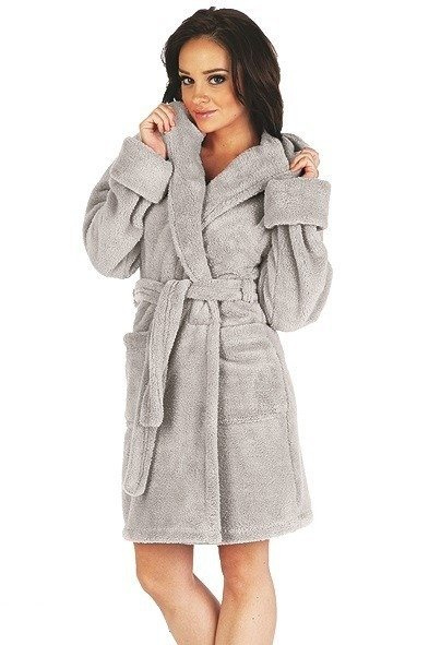 806 Luna Fürdőköpeny De Lafense - szürke