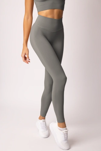 Női leggings SPAIO Flex Innergy 2.0 szürke- varrásmentes, regenerációs támogatással