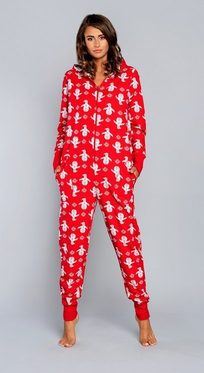 Nana Női hosszú overál Italian Fashion - piros