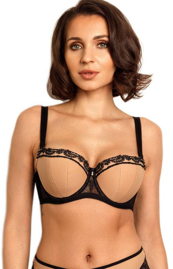 VB-456 Balconette melltartó Vena karamell-fekete