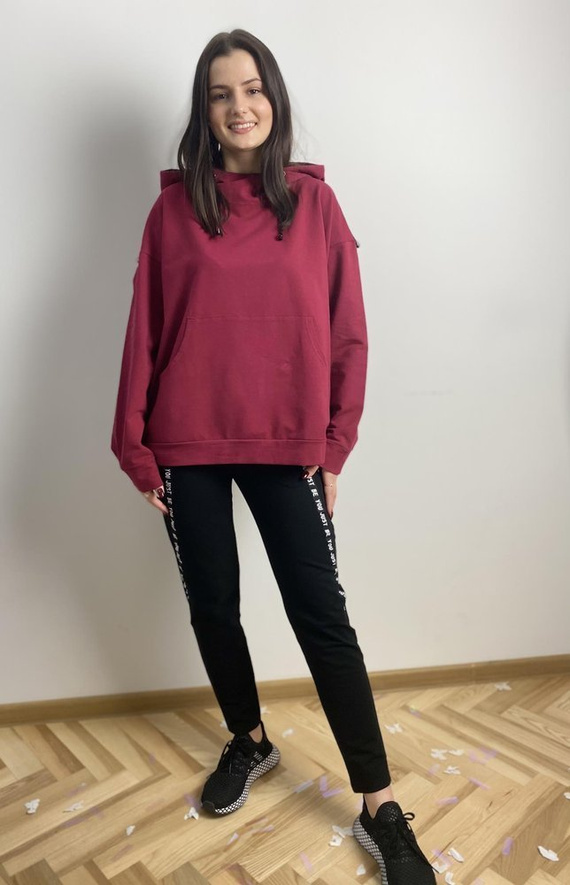 496 Just Forex női tréningruha - gesztenyebarna színben