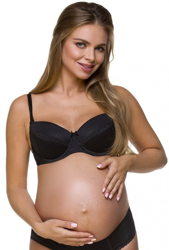 1732 LUPOLINE szoptatós melltartó - fekete