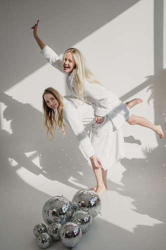 709 Manuela Forex női köntös - fehér