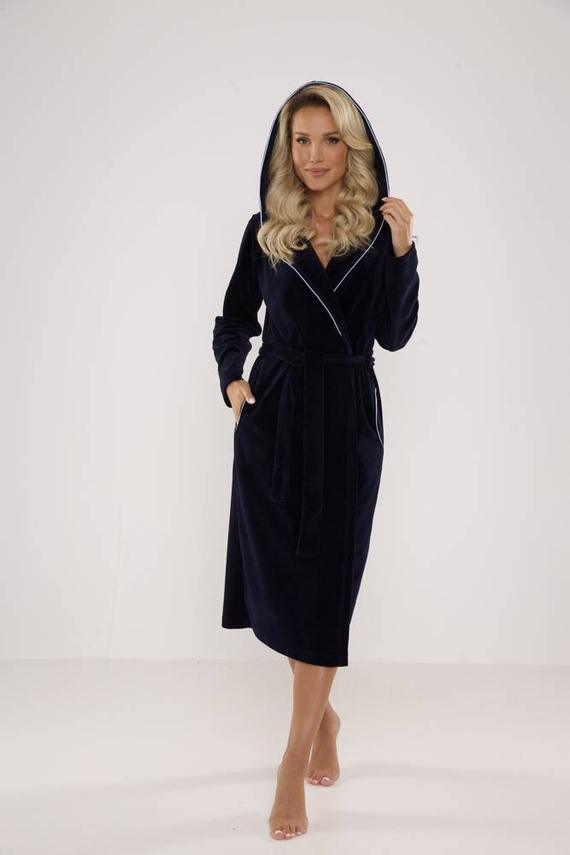 664 Lydie Forex női köntös - tengerészkék