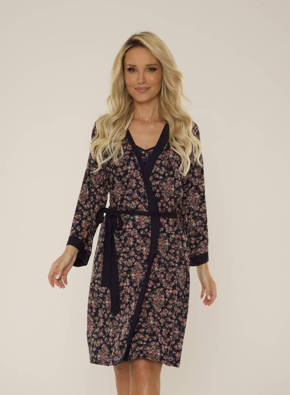 468 Mia Forex női köntös - tengerészkék