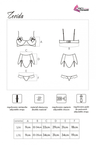 Zevida LC 90110 Női szett LivCo Corsetti Fashion