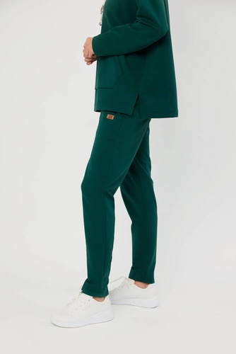 Lagos Női kapucnis pulóver Olasz divat - c. zöld