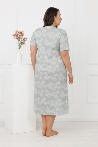 Eleni Italian Fashion női hálóing 100% pamut, rövid ujjú