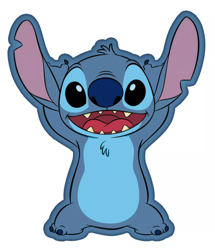 Lilo és Stitch alakú párna Jerry Fabrics kék
