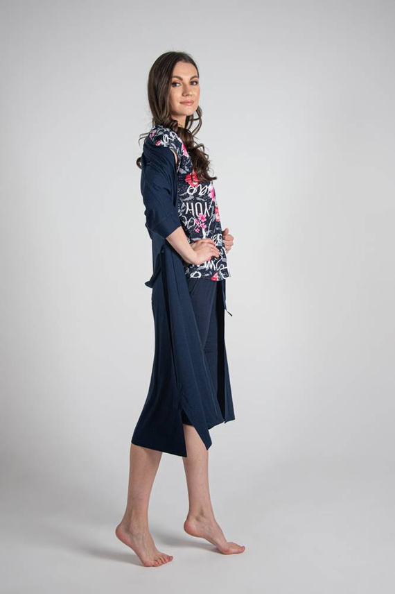 676 Soled női pizsama Forex - tengerészkék