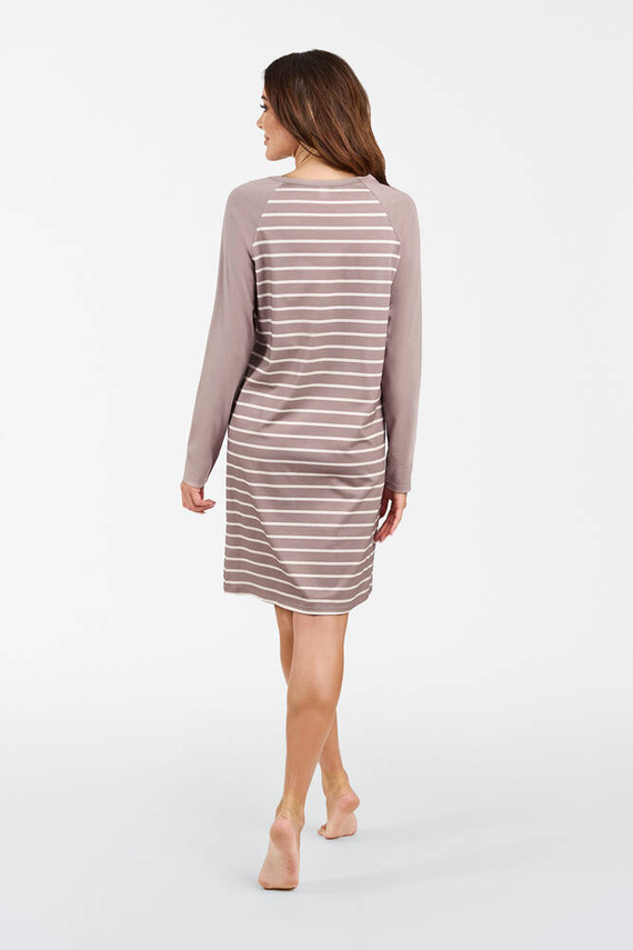 Oda hálóing Olasz divat - cappuccino print