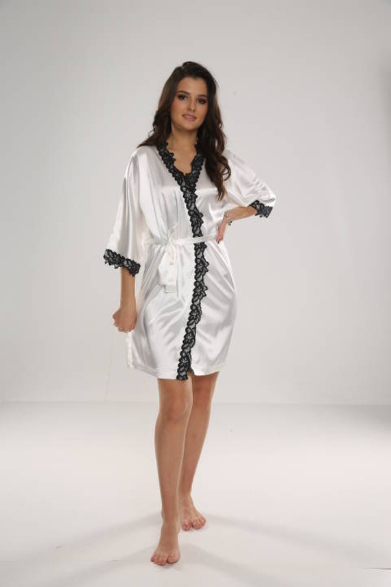 929 Kleoree Női fürdőköpeny De Lafense - gyöngyház