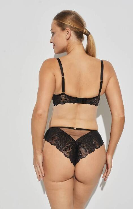 PU-1103 Luna Push-up melltartó Kinga - fekete
