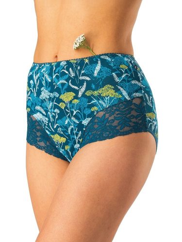 Női bugyi Key LPF 577 kék - pamut, kényelmes, 2 db egy csomagban