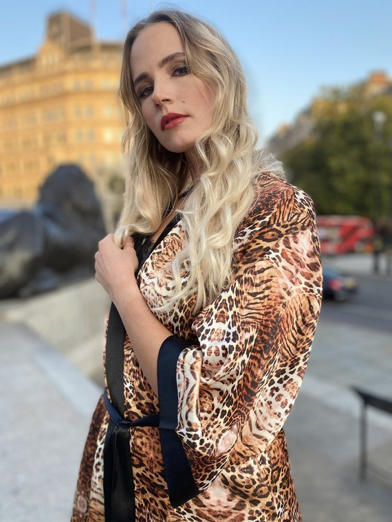 417 Valentina női köntös Forex - bézs - bézs