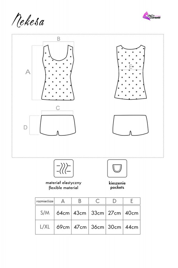 Nekesa LC 55127 Női pizsama LivCo Corsetti Fashion Nekesa LC 55127 Női pizsama LivCo Corsetti Fashion