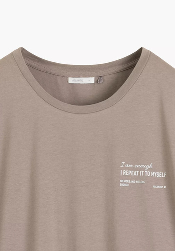 Ariela Italian Fashion kismama hálóing - rövid ujjú, pamut