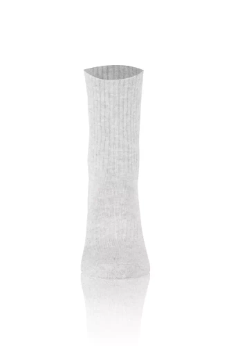 S150D Fél frottír hosszú zokni Italian Fashion - világos melange