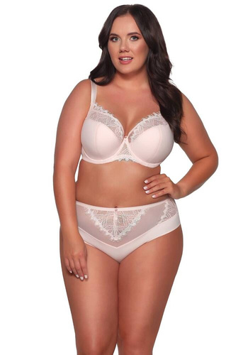 2076 Ava rózsaszín, félig párnázott maxi melltartó