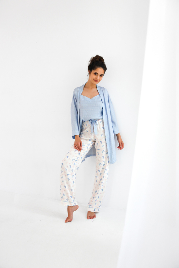 Felicia Sensis női köntös - kék melange