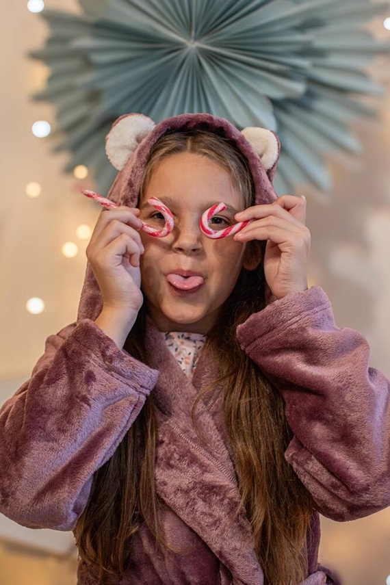 730 Serena Forex Gyermek fürdőköpeny - bogyó