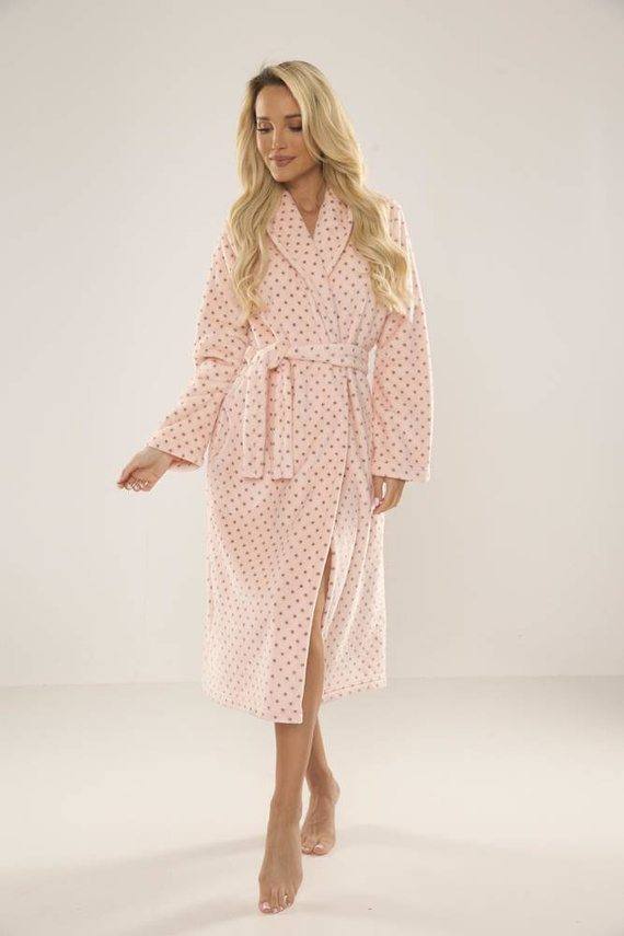 548 Melanie hosszú Forex női fürdőköpeny - lazac