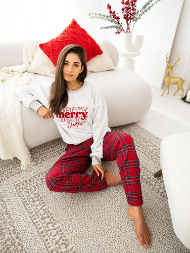 Gween Soft/Flannel női pizsama Sensis - szürke