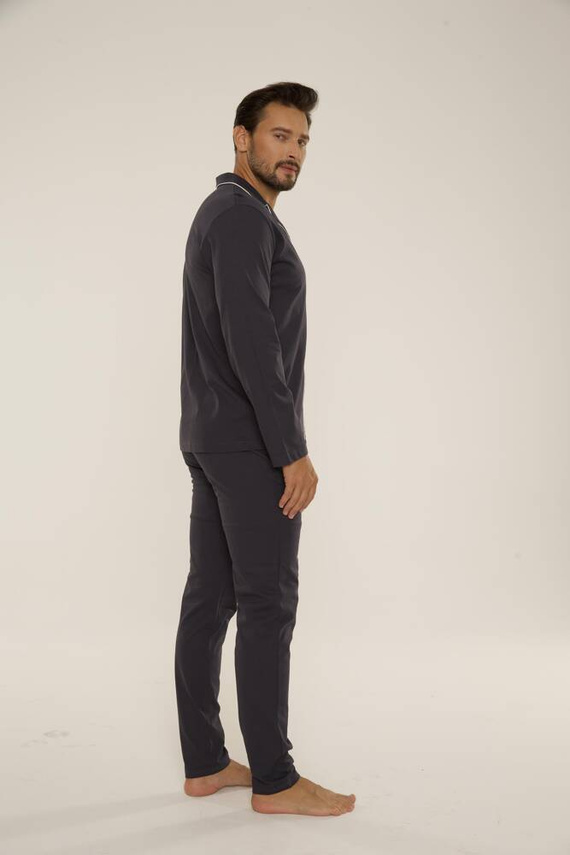 729 Norberto Férfi pizsama De Lafense - grafit