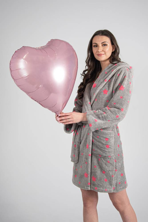 673 Stars Forex női rövid fürdőköpeny - szürke