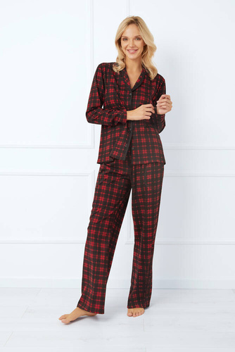 Nicola Női pizsama hosszú ujjú, hosszú nadrág olasz divat - nyomtatás