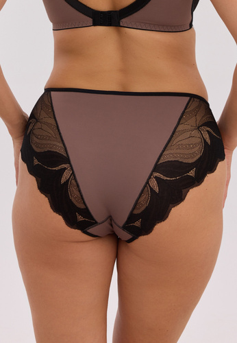 Gaia Violeta GFP 1345 midi női alsó csipke mikroszál komfort