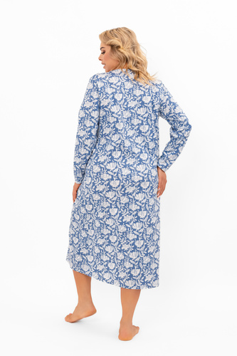 Női hálóing Boma - hosszú ujjú, pamut Italian Fashion