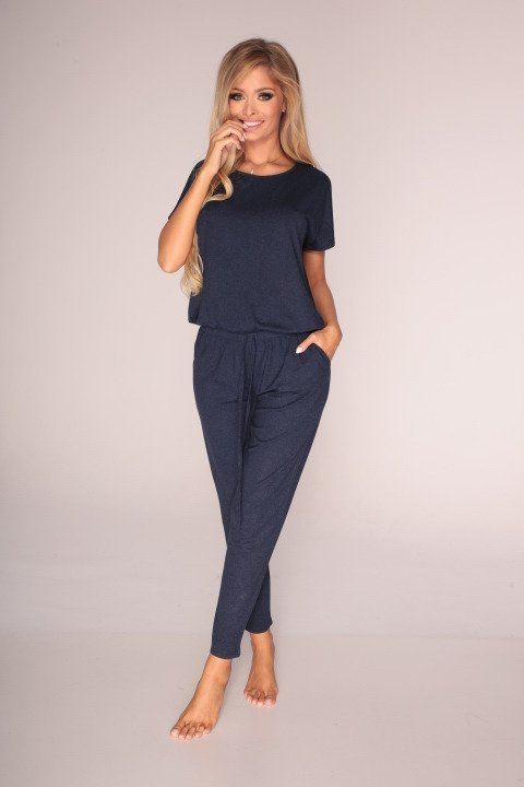 308 Paula női pizsama öltöny - szürke