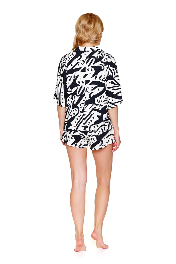 7310 Doctor Nap La Palma női pizsama - rövid szett, 100% viszkóz, 100% viszkóz