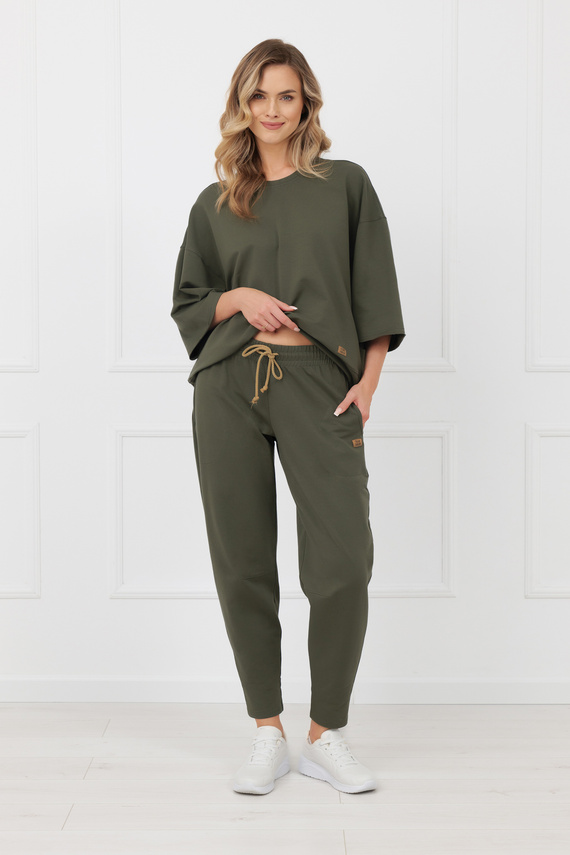 Kaori Italian Fashion női felső 3/4 ujj pamut