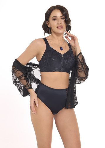 Zuza 586 Viki Night Blue melltartó fekete - puha merevítő nélkül, kényelmes és elegáns