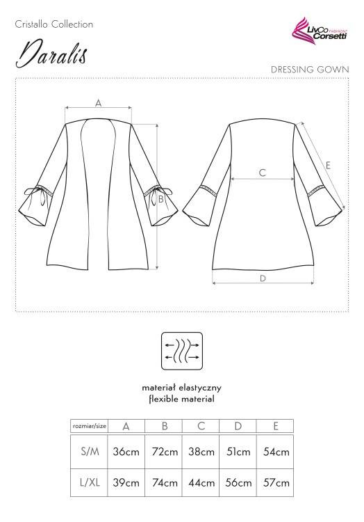 Daralis LC 90222 Cristallo Collection Női köntös LivCo Corsetti Női köntös LivCo Corsetti