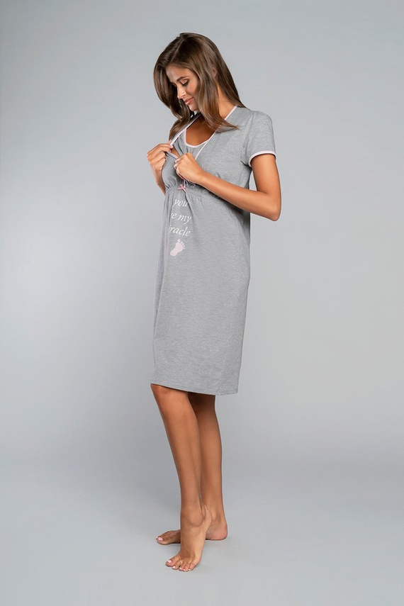 Carlina Terhesség és szoptatás fehérnemű Italian Fashion - melange/rózsaszín