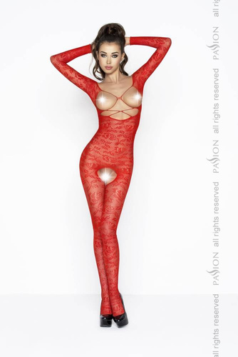 BS031 Bodystocking Passion piros