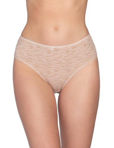 Figi L-122 BI-69 Lama pamut bikini alsó 3 db-os csomag, kényelmes mindennapi viselethez