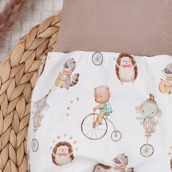 ABN-5590 Circus Nini baba papucs - 100% organikus pamut, puha és antiallergén