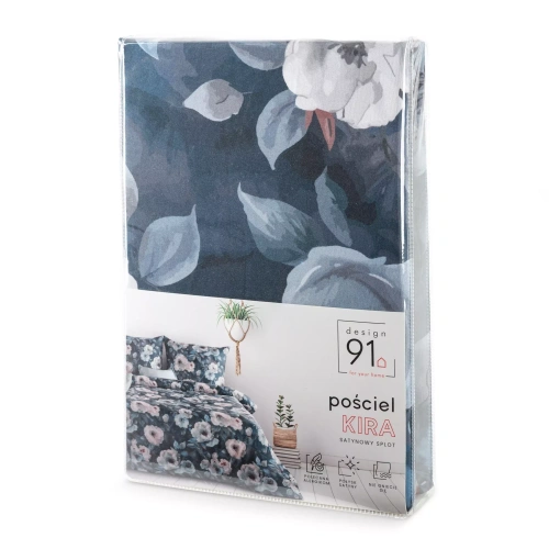 Kira Design 91 ágynemű virágmintás kétoldalas puha cipzáras